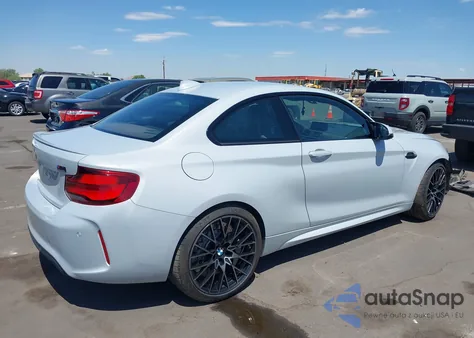 2020 BMW M2 Competition z USA, uszkodzony, nr VIN WBS2U7C07L7E98349